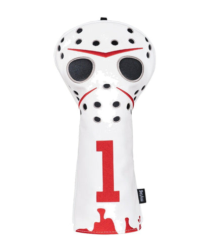 Hockey Mask Jason Headcover - isolated front view from original photograph