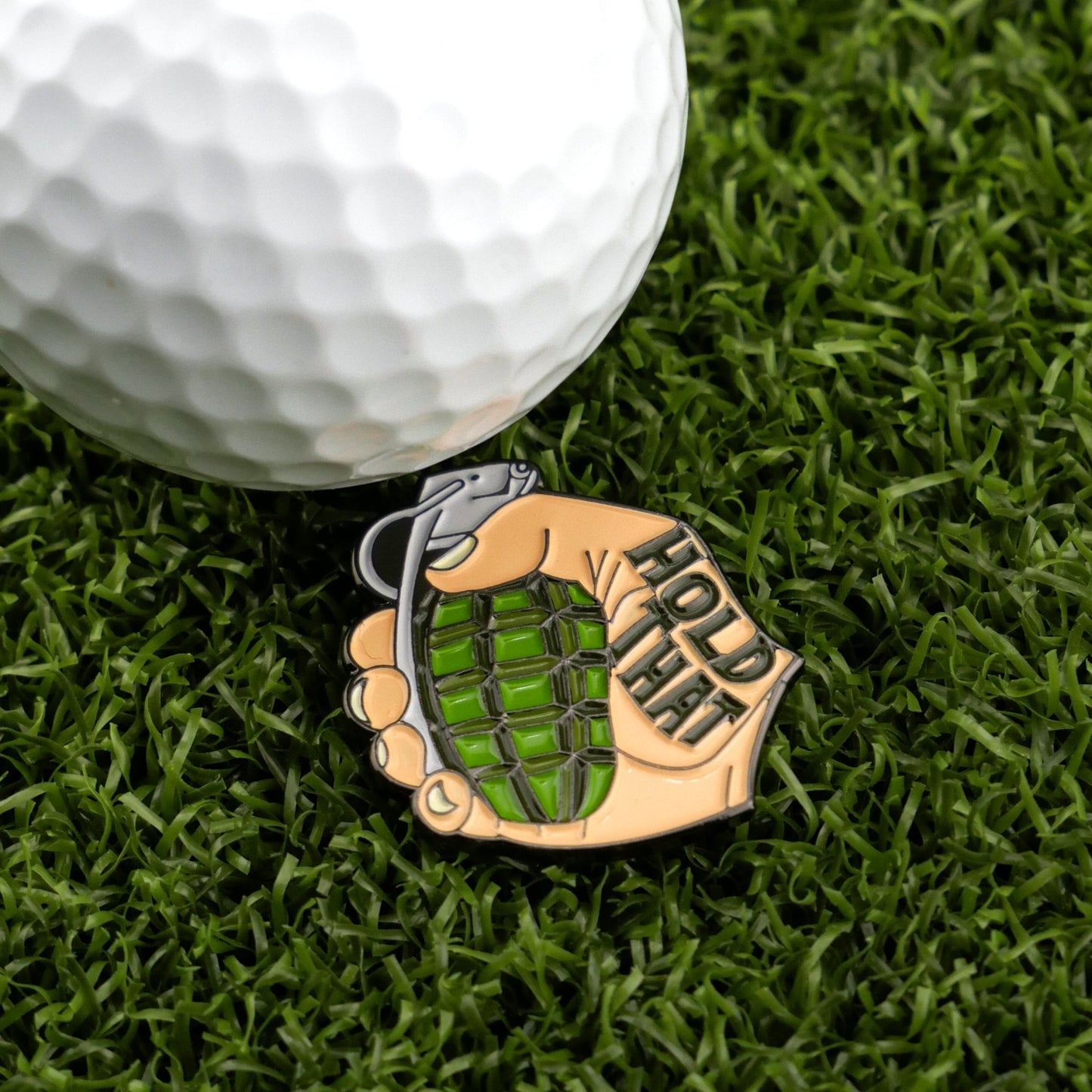 Hold That Grenade Ball Marker - Club Rehab