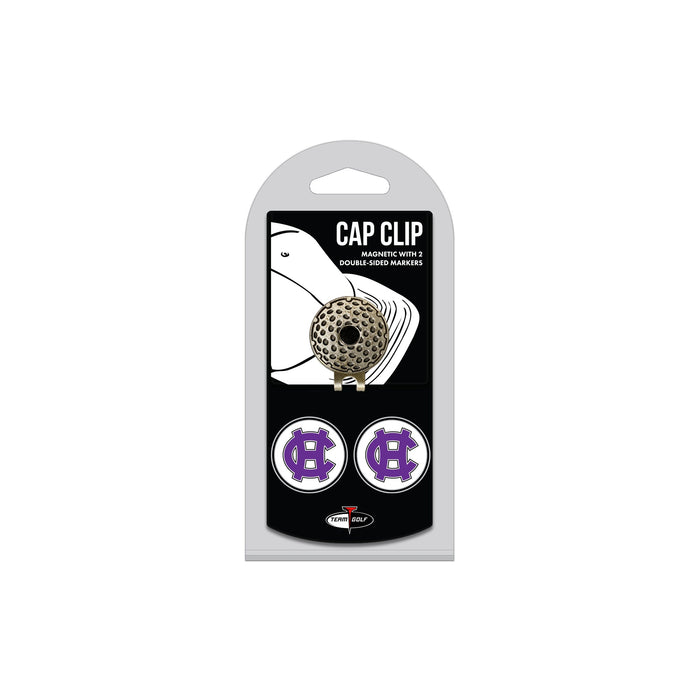 HOLY CROSS (COL OF THE) hat clip with two golf ball markers