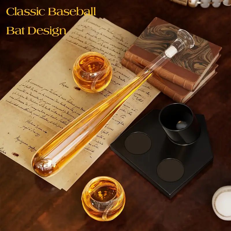 Home Run Baseball Decanter Set - Club Rehab