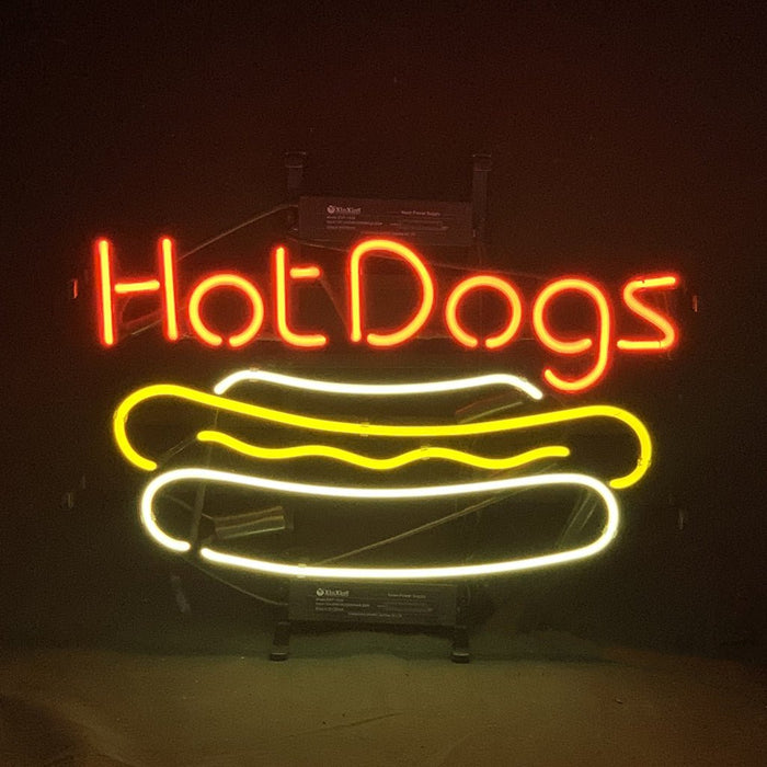 Hot Dogs Neon Sign - Club Rehab