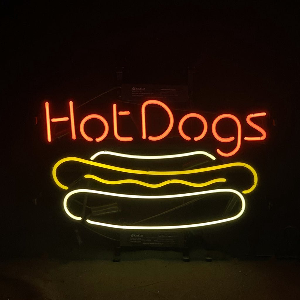 Hot Dogs Neon Sign - Club Rehab