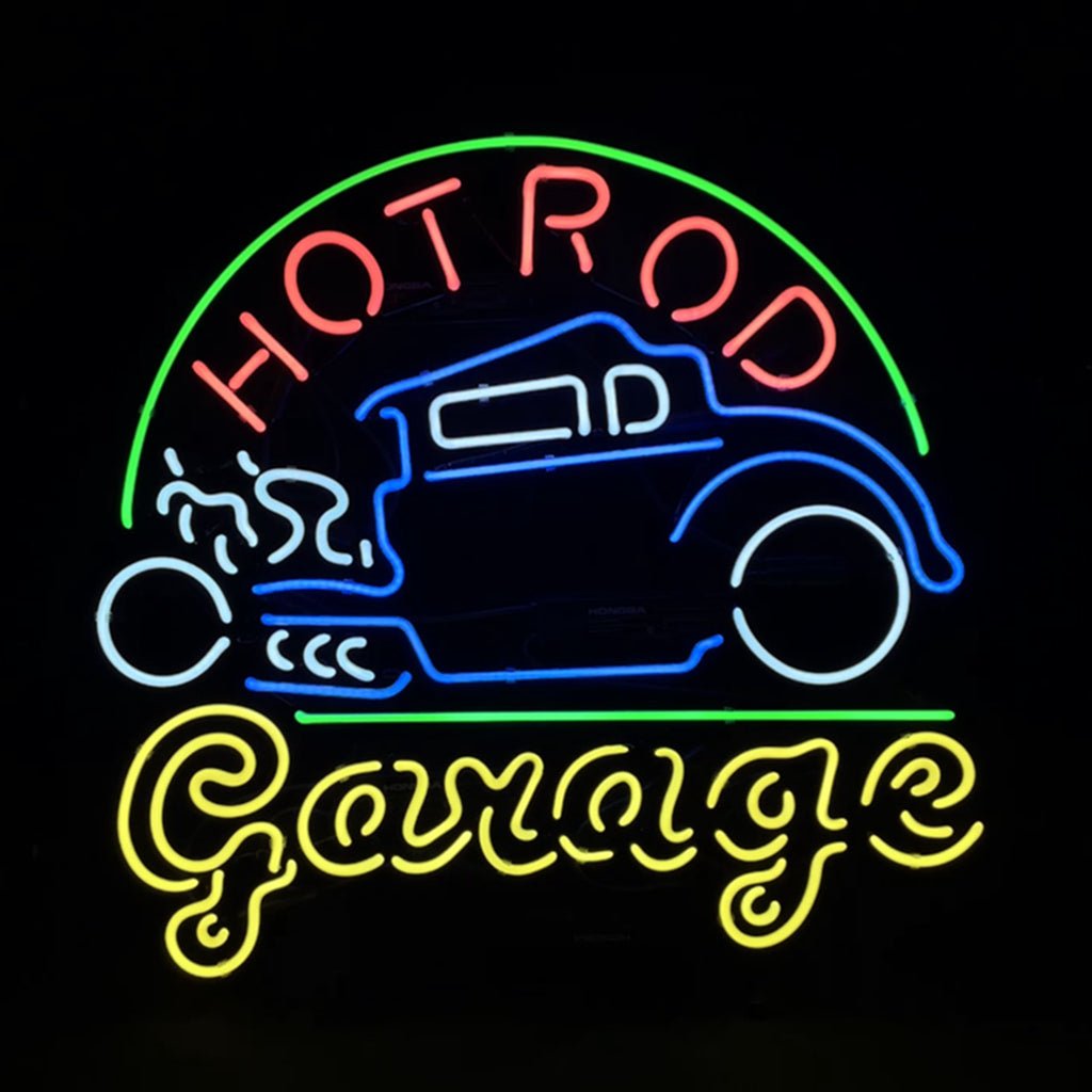 Hot Rod Garage Auto Car Neon Signs - Club Rehab