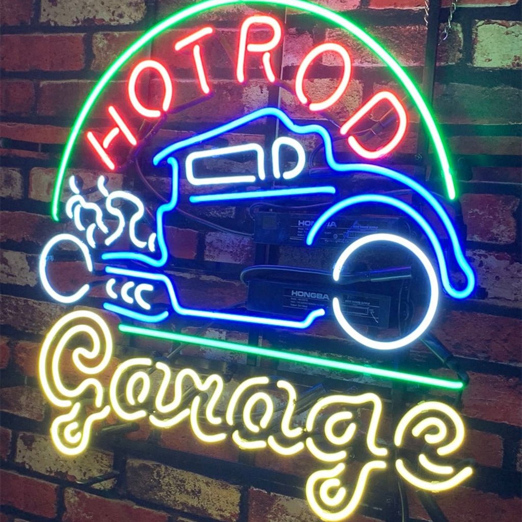 Hot Rod Garage Auto Car Neon Signs - Club Rehab