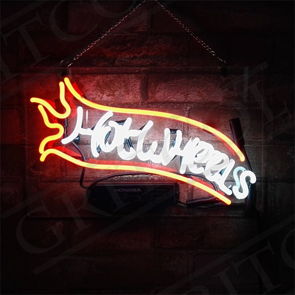 Hot Wheels Neon Sign - Club Rehab