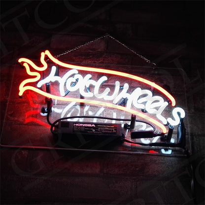 Hot Wheels Neon Sign - Club Rehab