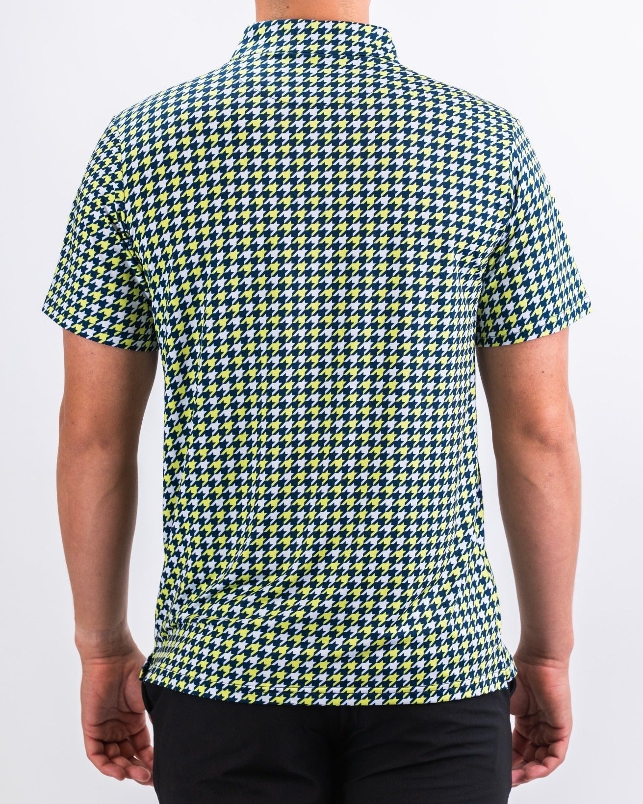 Houndstooth Lime - S - Club Rehab