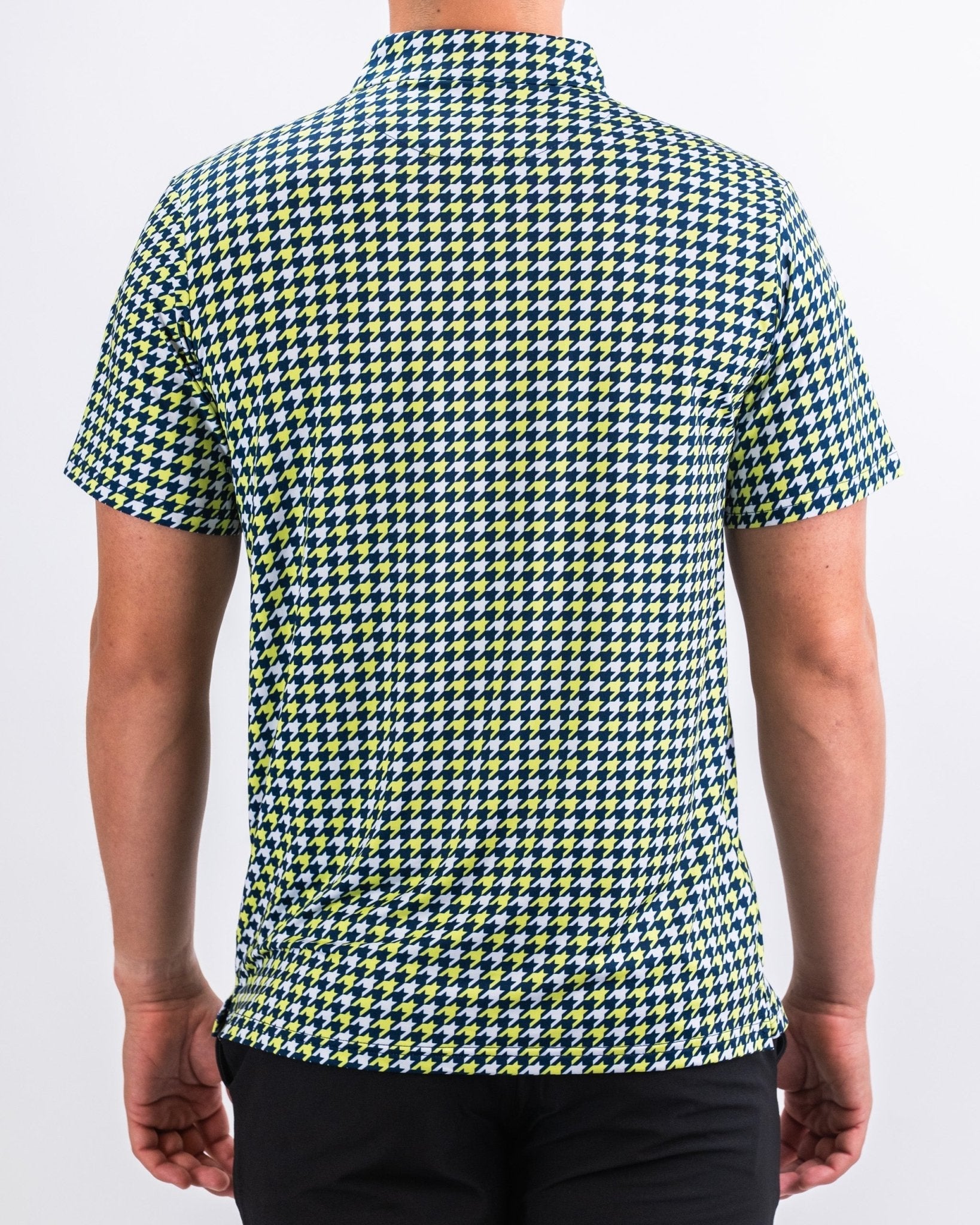 Houndstooth Lime - S - Club Rehab