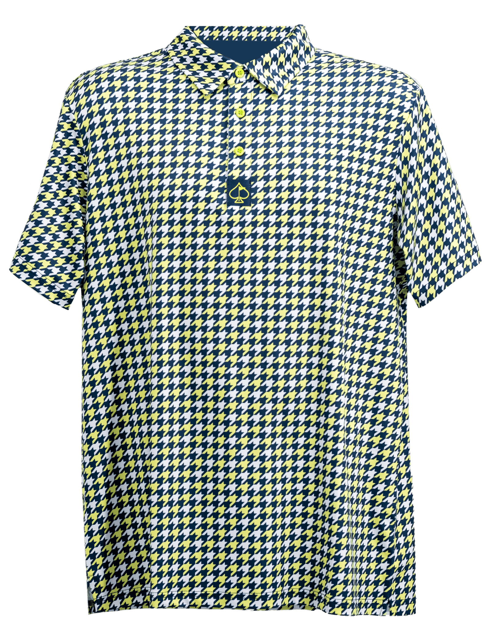 Houndstooth Lime - S - Club Rehab