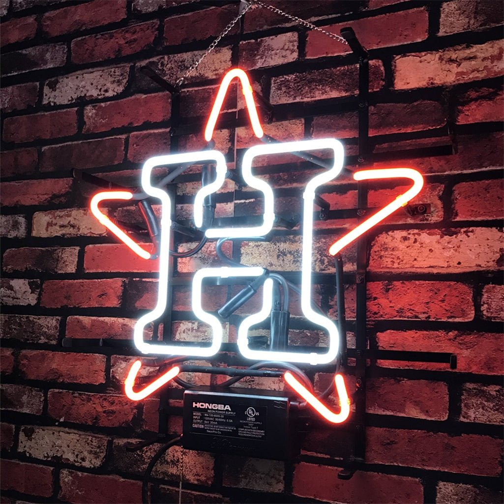 Houston Astros Neon Sign Light - Club Rehab