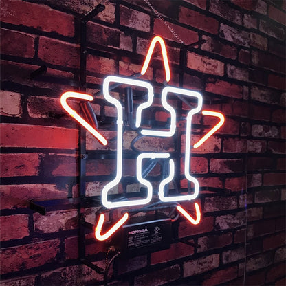 Houston Astros Neon Sign Light - Club Rehab