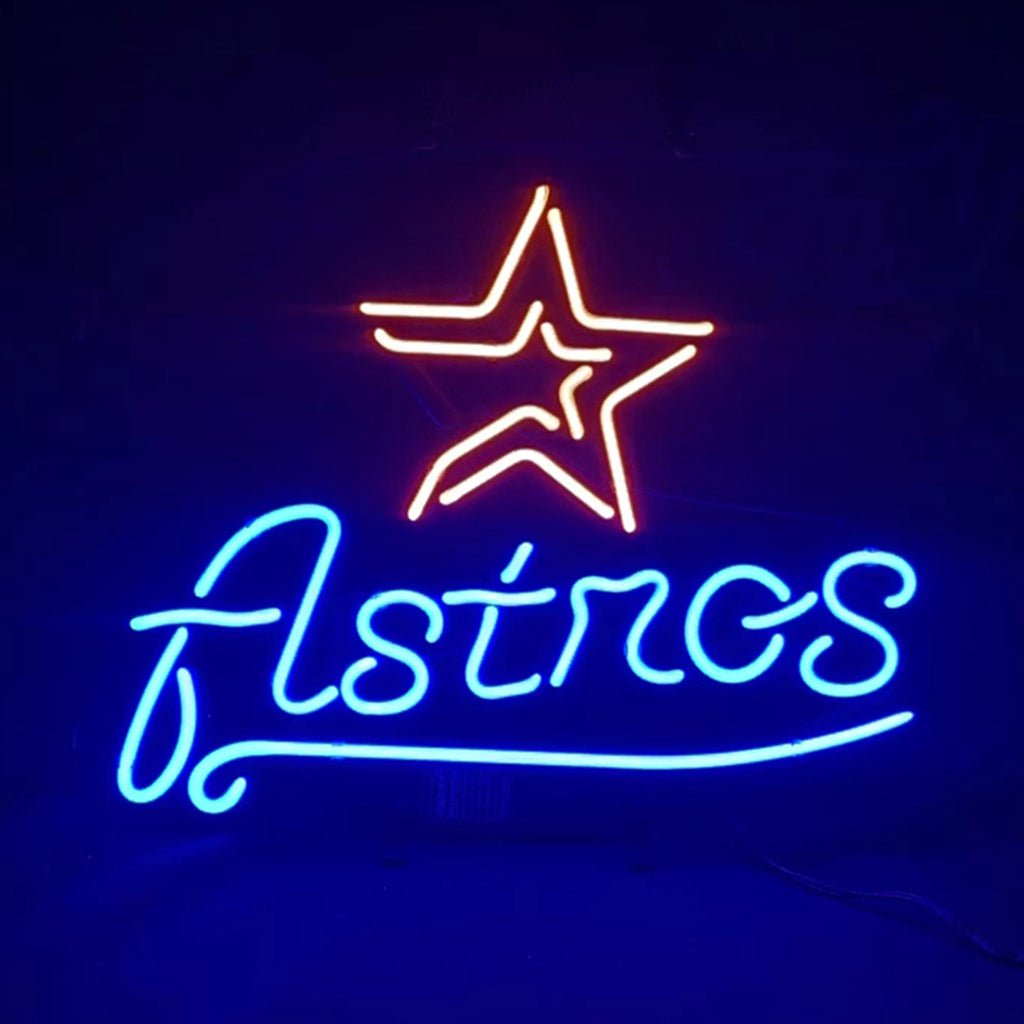 Houston Astros Sport Logo Neon Signs - Club Rehab