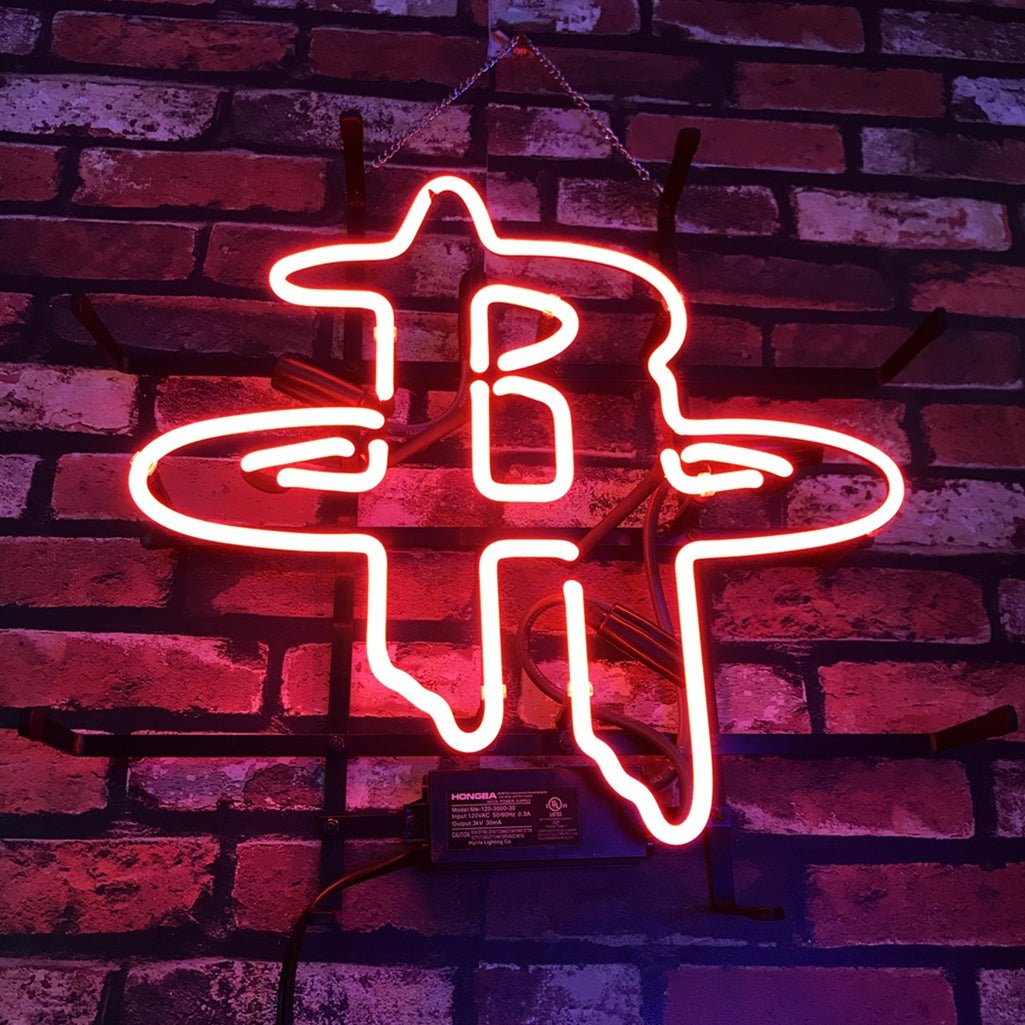 Houston Rockets Baseball Neon Sign - Club Rehab
