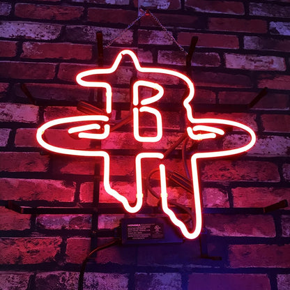 Houston Rockets Baseball Neon Sign - Club Rehab