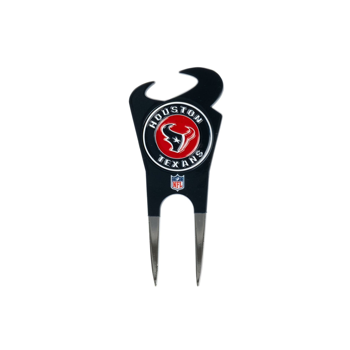 Houston Texans divot tool: reverse · round marker