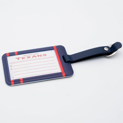 Houston Texans plastic golf bag tag by Team Golf, product photo 2