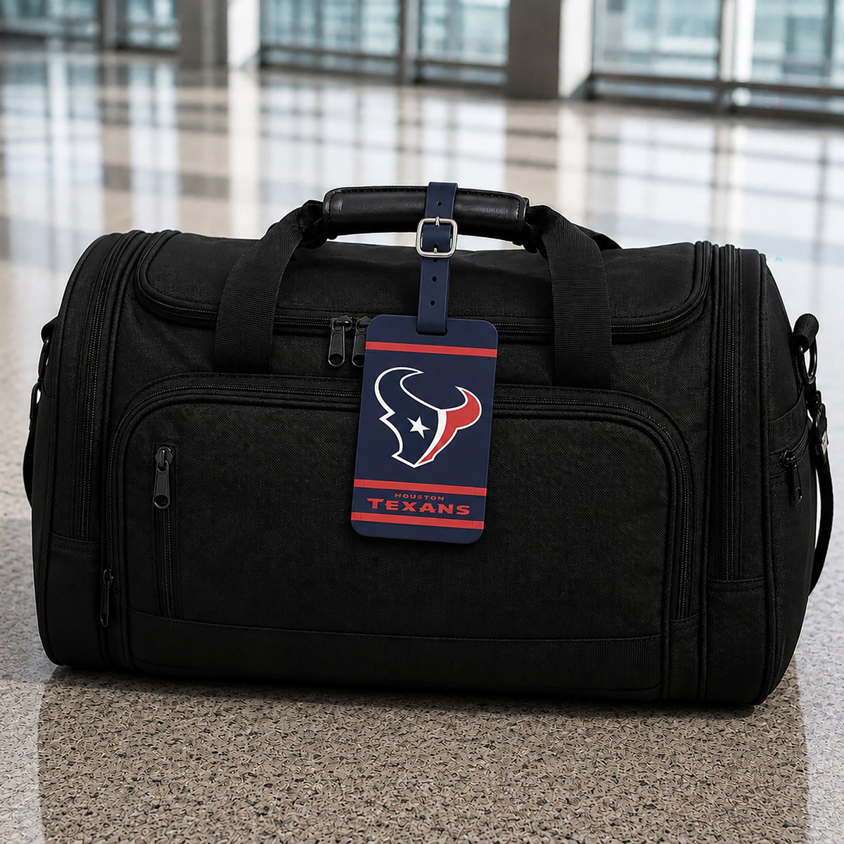 Houston Texans plastic golf bag tag by Team Golf, product photo 5