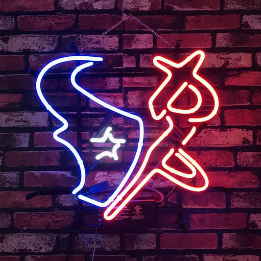 Houston Texans Neon Signs Light - Club Rehab