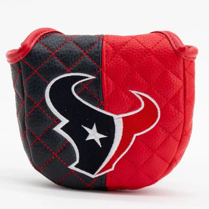 Houston Texans Split Quilted Mallet Putter Headcover - golf headcover product images
