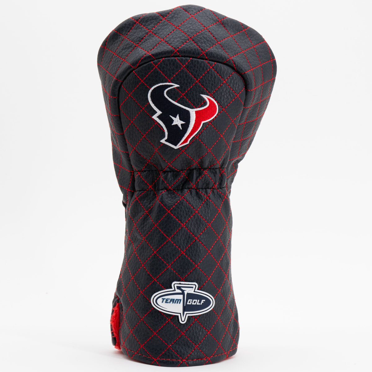 Houston Texans Solid Driver quilted headcover, back view