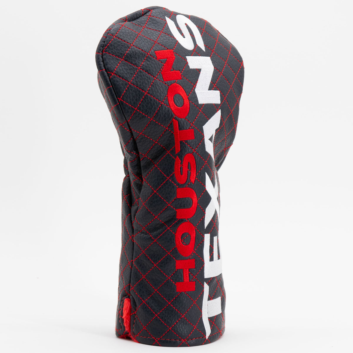 Houston Texans Solid Driver quilted headcover, angled view