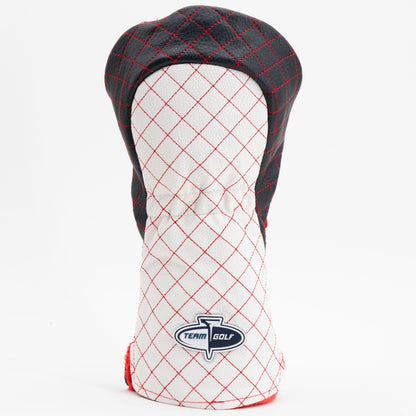 Houston Texans Striped Driver quilted headcover, back view