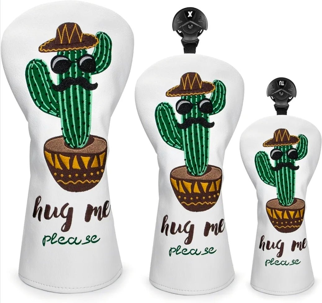 Hug Me Cactus Headcover - Hybrid - Club Rehab