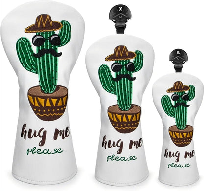 Hug Me Cactus Headcover - Hybrid - Club Rehab