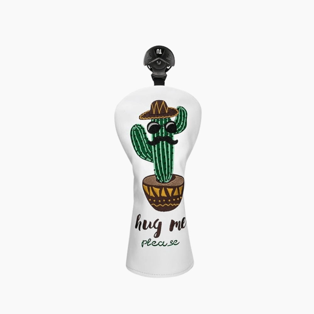 Hug Me Cactus Headcover - Hybrid - Club Rehab