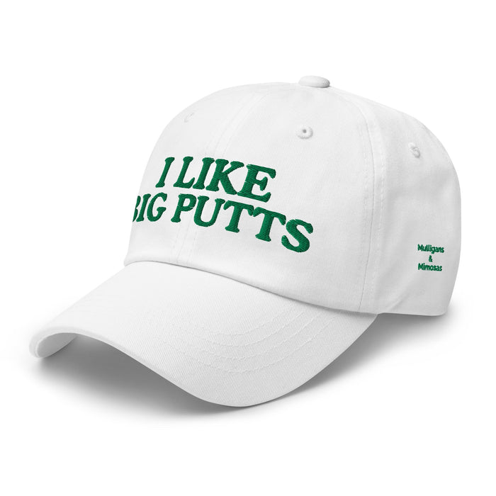 I Like Big Putts Embroidered Golf Hat for Women - Pink - Club Rehab