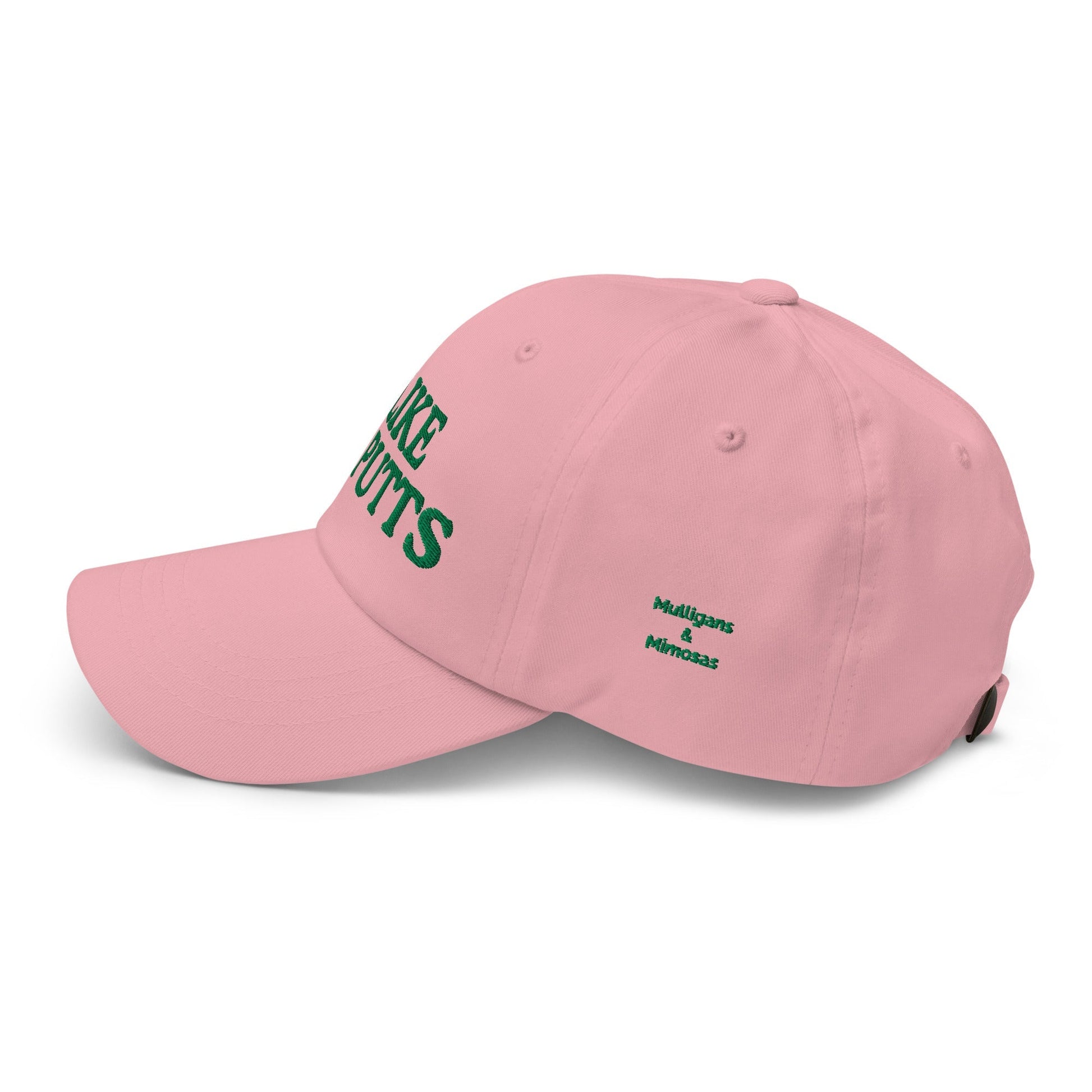 I Like Big Putts Embroidered Golf Hat for Women - Pink - Club Rehab