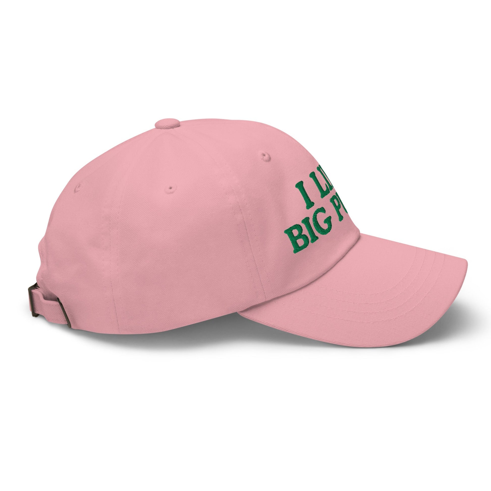 I Like Big Putts Embroidered Golf Hat for Women - Pink - Club Rehab