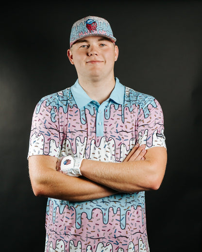 Ice Cream Drip Polo - Small - Club Rehab