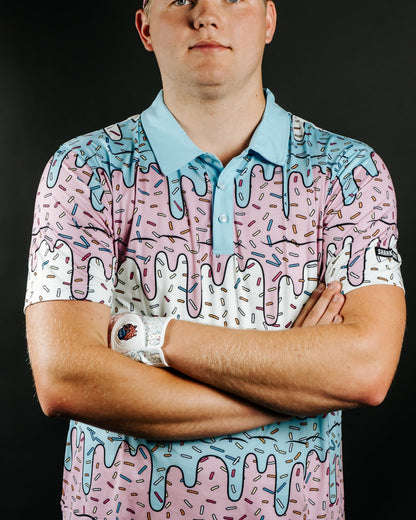 Ice Cream Drip Polo - Small - Club Rehab