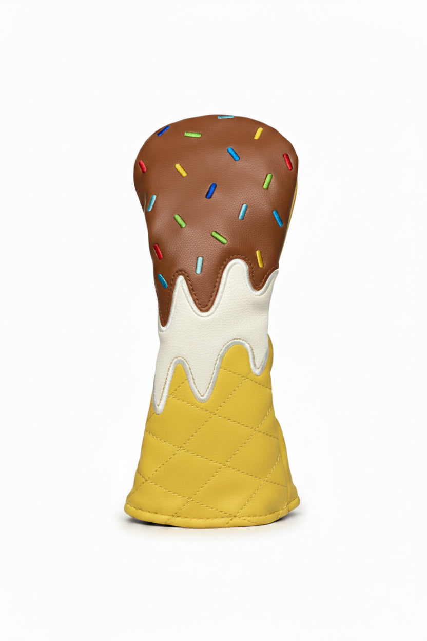 Ice Cream Headcover - White Hybrid - Club Rehab