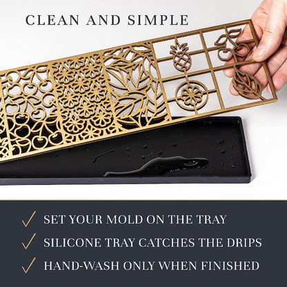Ice Cube Embossing Tray - Botanicals - Club Rehab
