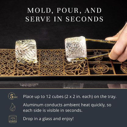 Ice Cube Embossing Tray - Botanicals - Club Rehab