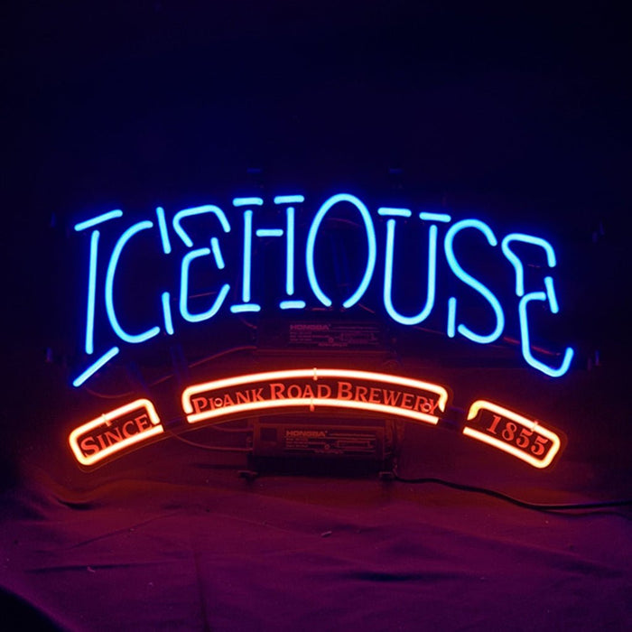 Icehouse Since Plank Road Brewery 1855 Neon Signs - Club Rehab