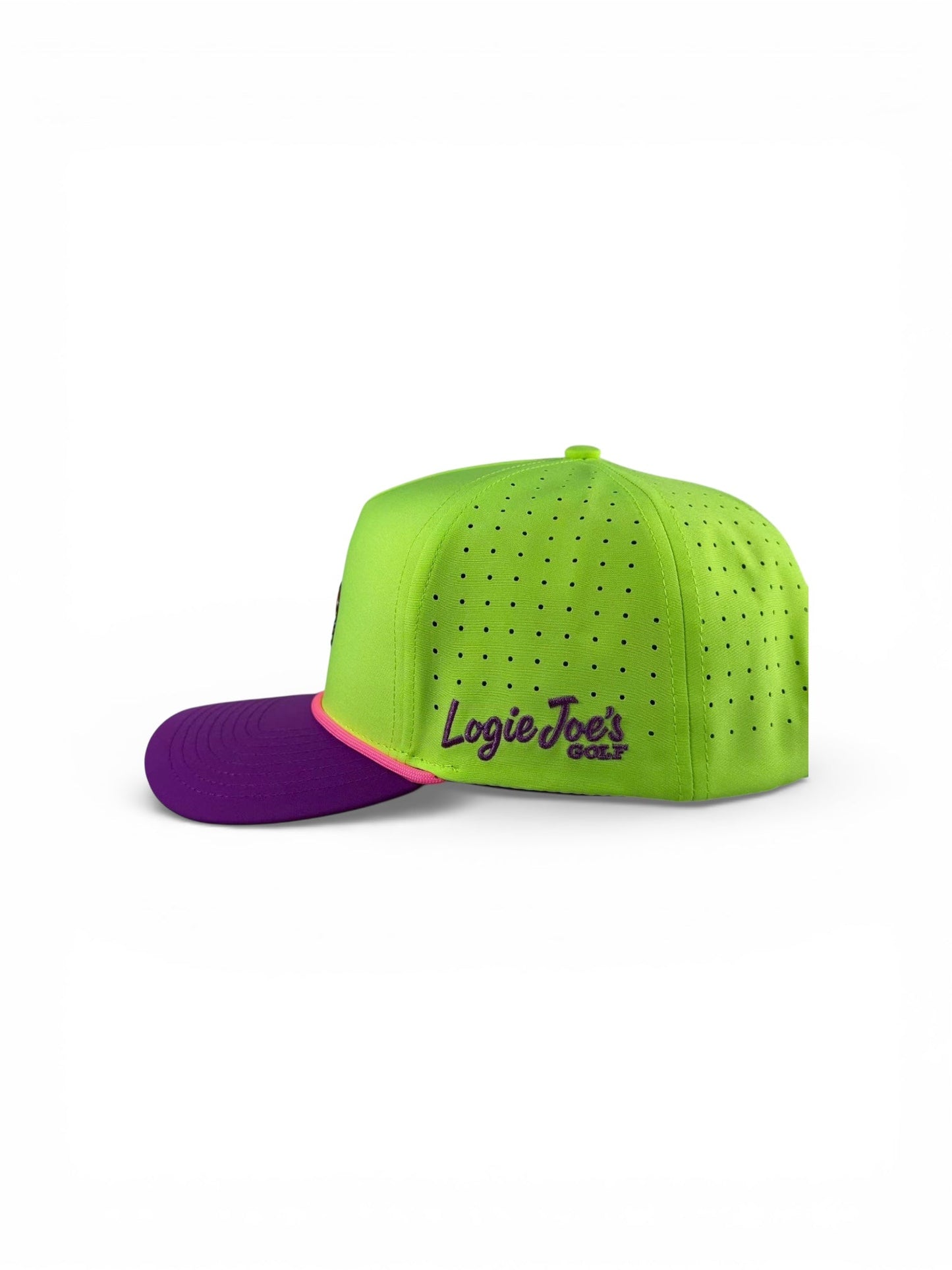 I'd Hit That Piñata Golf Hat | Snapback Cap | Built - in Magnetic Ball Marker Holder + Marker Included | Adjustable | Llama Multicolor - Club Rehab
