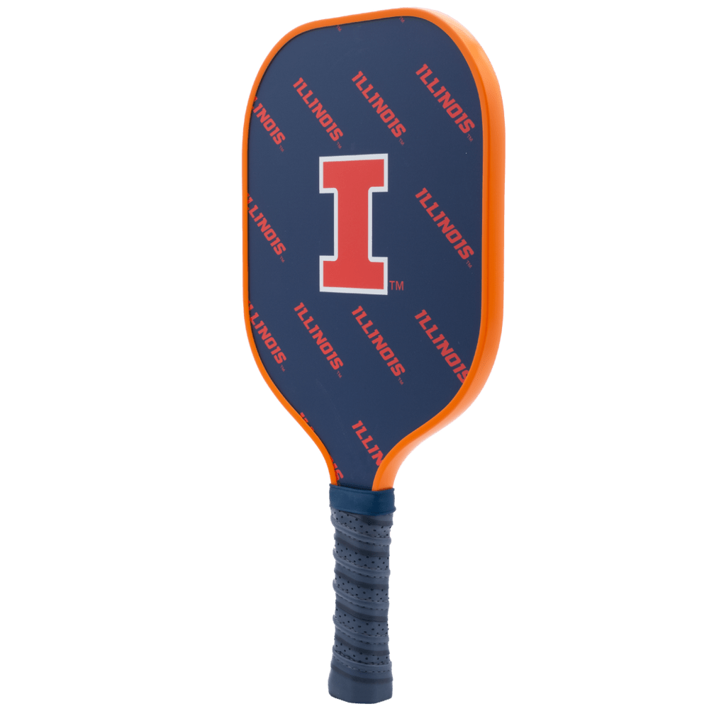 Illinois Fighting Illini Pickleball Paddle | Carbon Fiber Face | 12mm Core - Club Rehab