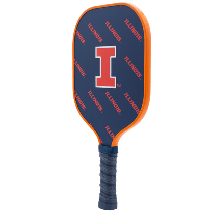 Illinois Fighting Illini Pickleball Paddle | Carbon Fiber Face | 12mm Core - Club Rehab