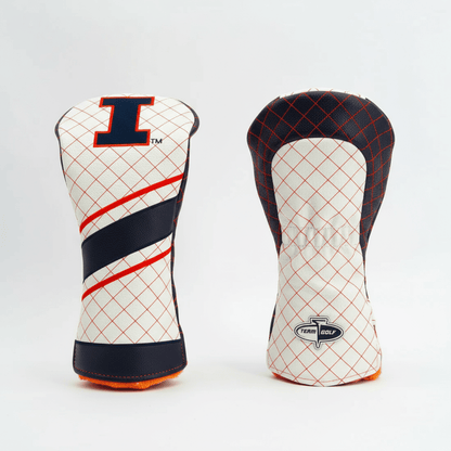 Illinois Fighting Illini Stripe Quilted Driver Headcover - golf headcover product images