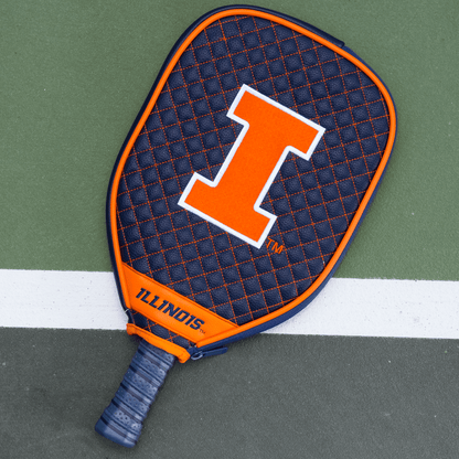 Illinois Fighting Illini Quilted Pickleball Paddle Cover