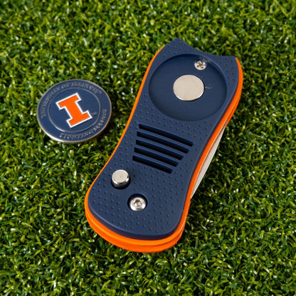 Illinois Fighting Illini Switchblade Divot Tool - Image 3 - Club Rehab