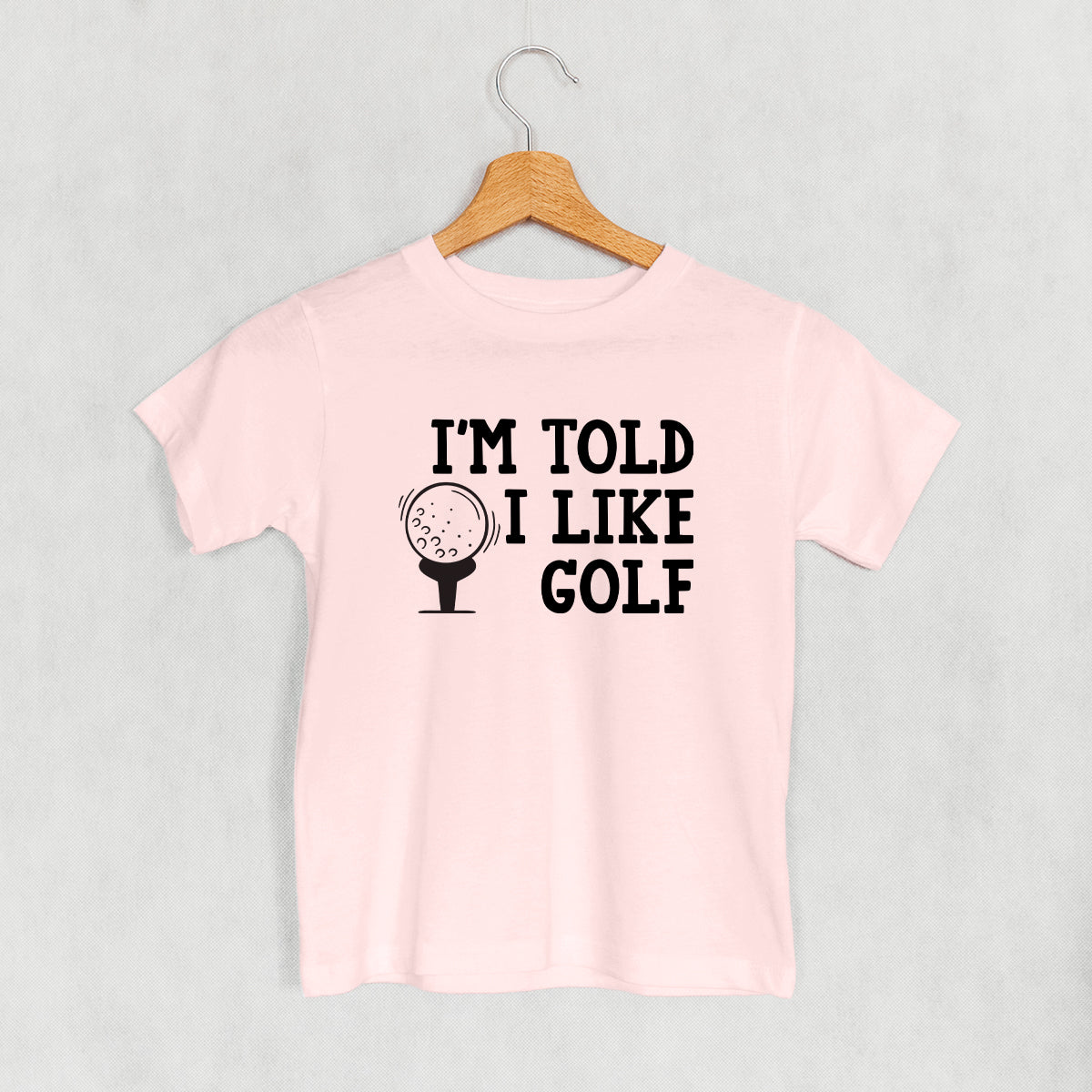 I'm Told I Like Golf (Kids), Pink version, alternate product view 4