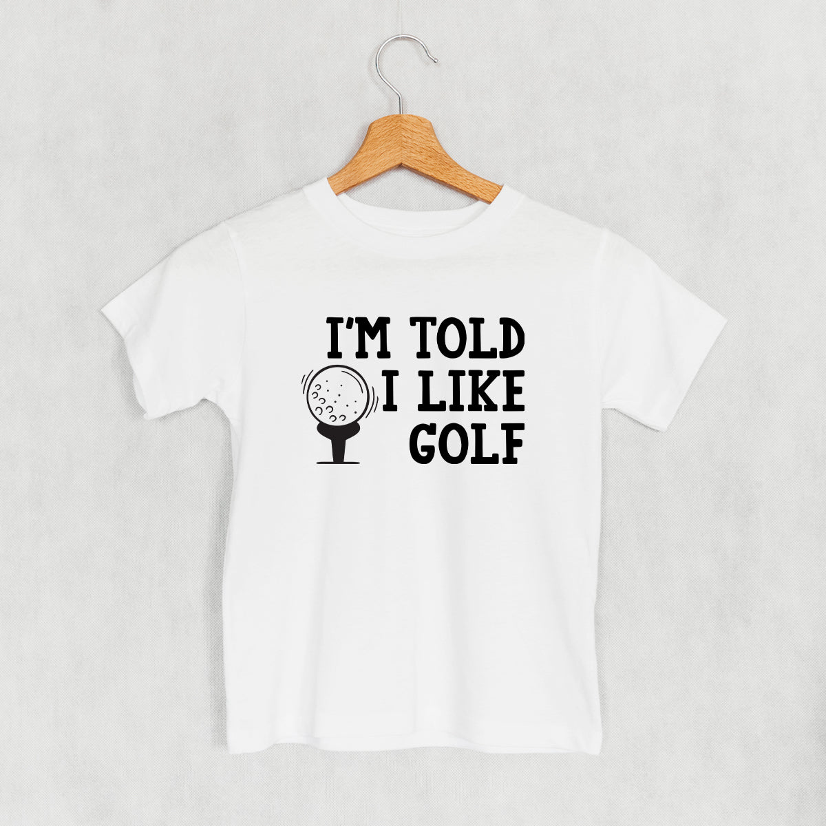 I'm Told I Like Golf (Kids), White version, alternate product view 6