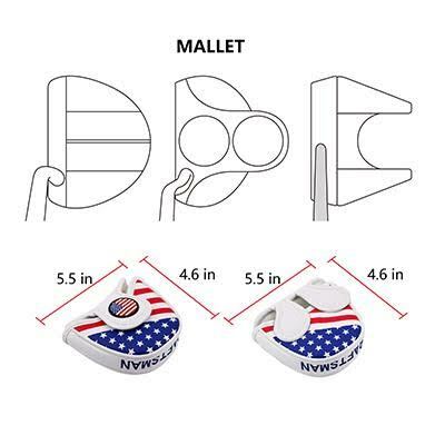 Golf Like A Champion Embroidered Mallet  Putter Cover by ReadyGOLF