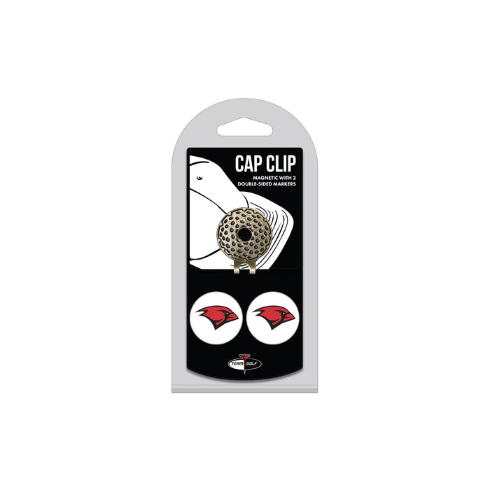 INCARNATE WORD hat clip with two golf ball markers