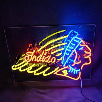 Indian Motorcycle Neon Signs Light - Club Rehab
