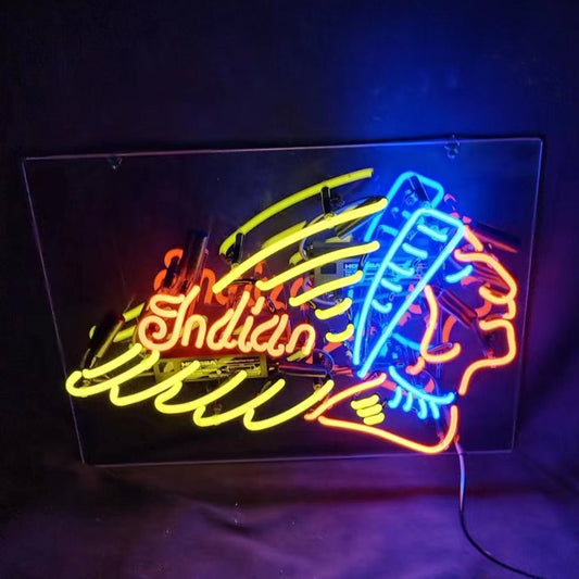 Indian Motorcycle Neon Signs Light - Club Rehab